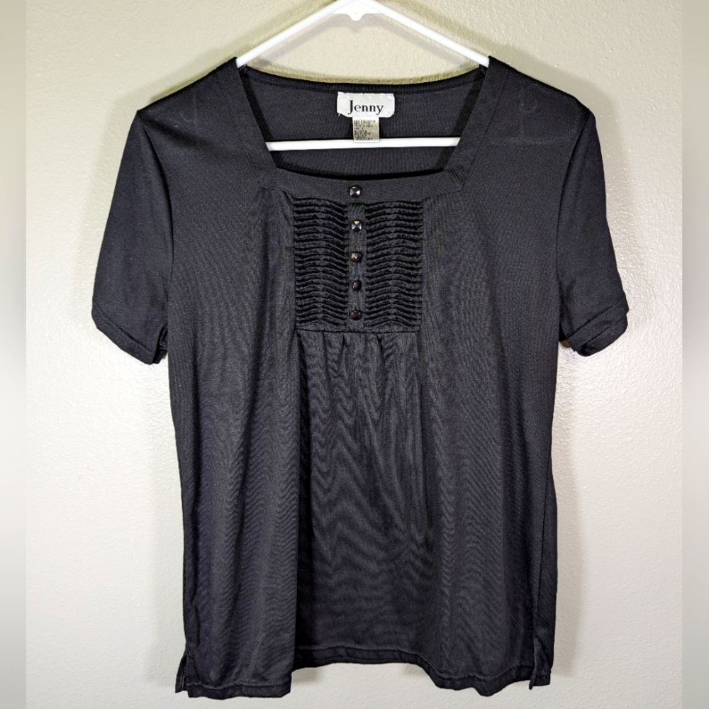 Jenny women's black top size L
